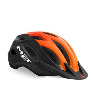 MET Crossover black orange glossy Gr. XL  60/64  Fahrradhelm Bikehelm